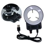 HG Wellness HGMSRL65-1 USB-Powered Microscope Ring Light – Dimmable LED Easy-to-Use Illuminator for Optical Devices