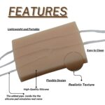 HG Wellness IV Injection Training Pad HGMSIVP112 – Simulated Skin Texture, Veins, Adjustable Clamping Force, Portable & Durable for Medical Training
