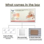 HG Wellness IV Injection Training Pad HGMSIVP112 – Simulated Skin Texture, Veins, Adjustable Clamping Force, Portable & Durable for Medical Training